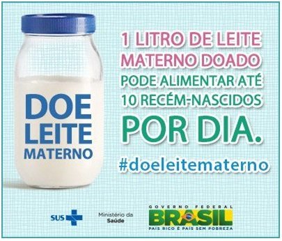 Brazilian milk bank advertisement