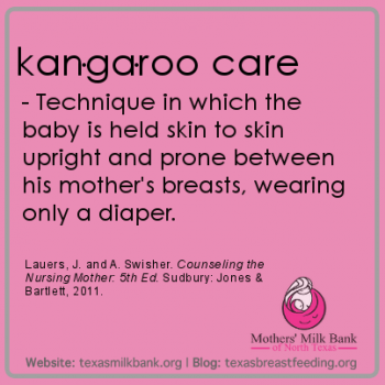 Definition of kangaroo care