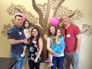 The Borquez Family from New Mexico and the Taylor Family from Florida