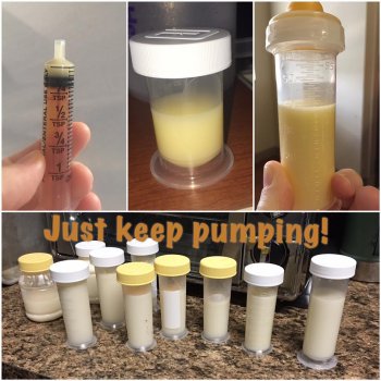 Pumping breastmilk