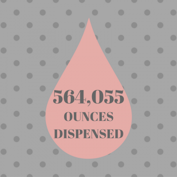564,055 ounces dispensed