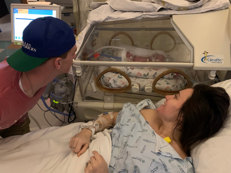 Mac, Matthew, and Megan in the NICU