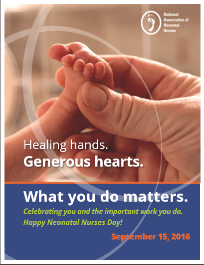 Poster for Neonatal Nurses Day 2016