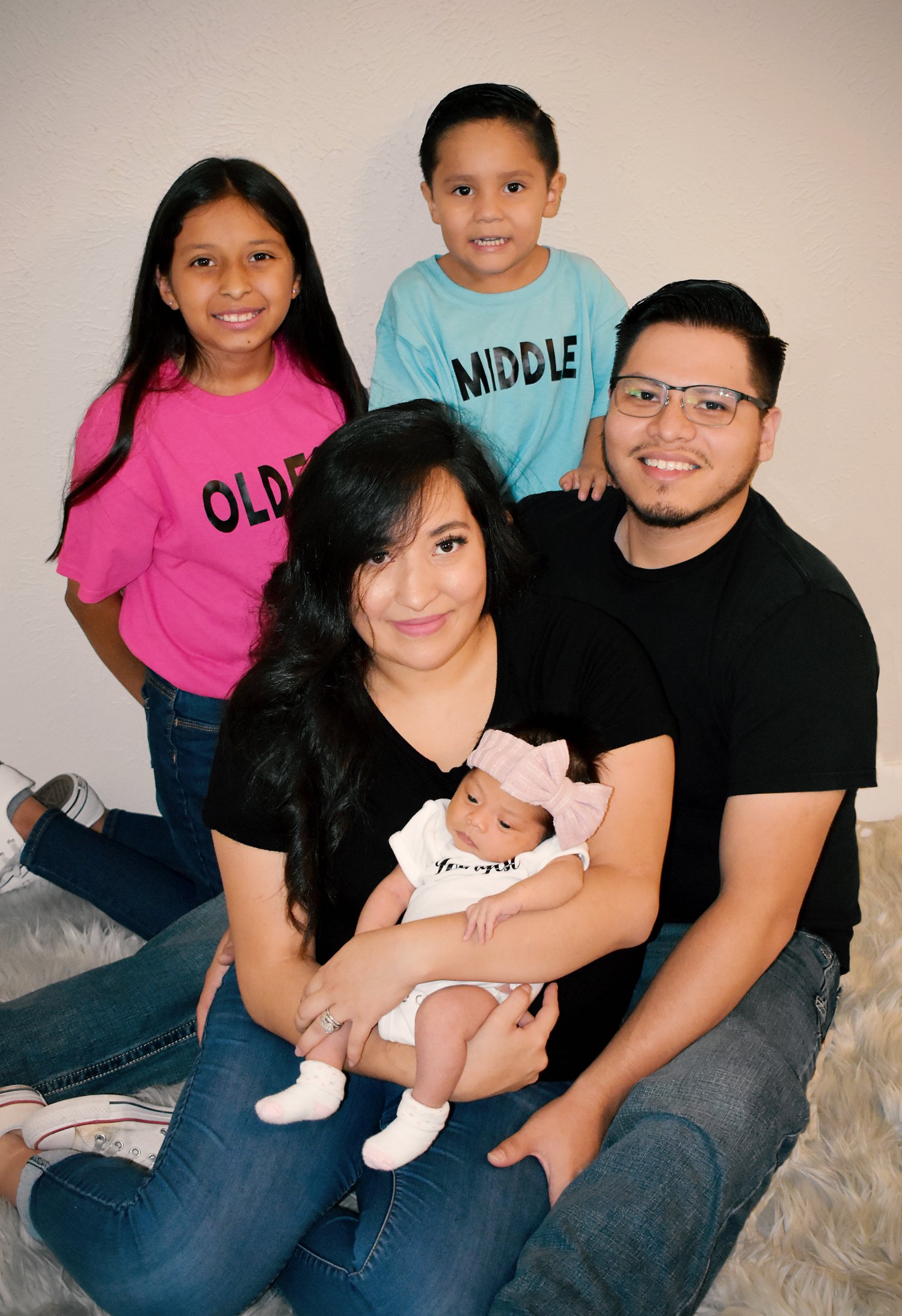 Jennifer with her family