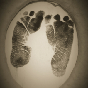 Baby footprints